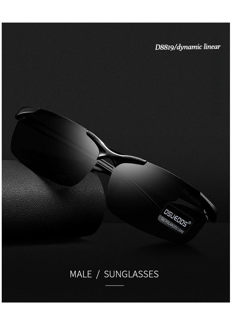 DSUEOOS high-definition polarized sunglasses for men, driver's glasses for day and night driving, fishing sunglasses for men, driving glasses for men - Image 5