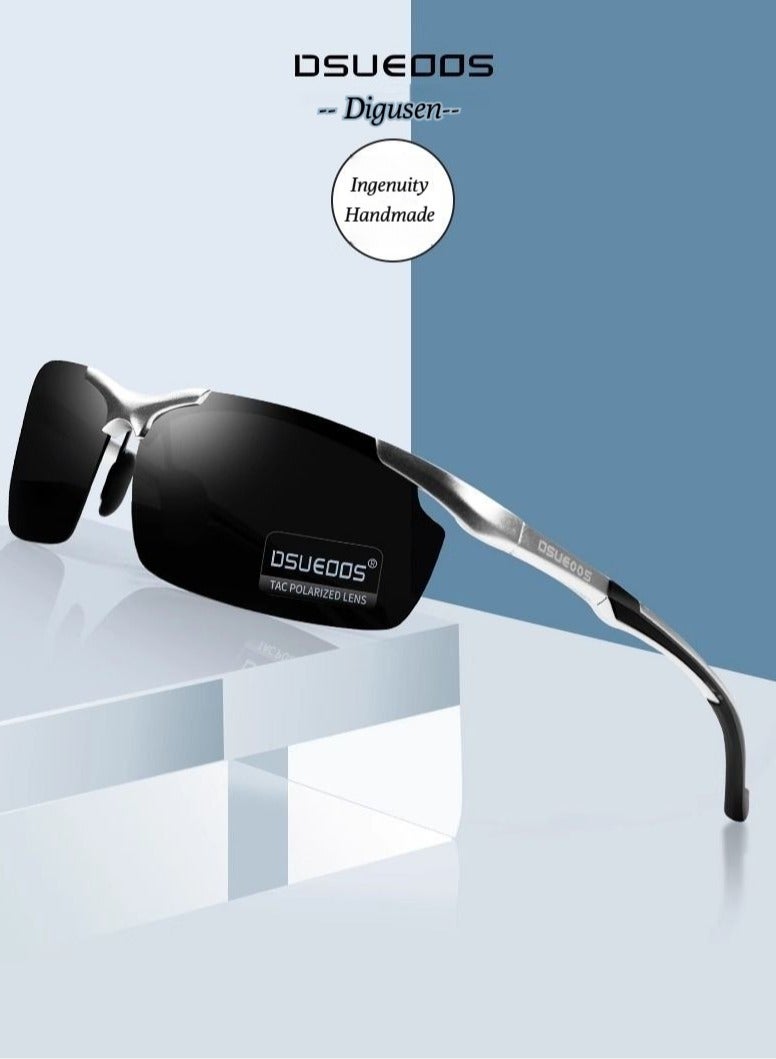 DSUEOOS high-definition polarized sunglasses for men, driver's glasses for day and night driving, fishing sunglasses for men, driving glasses for men - Image 4