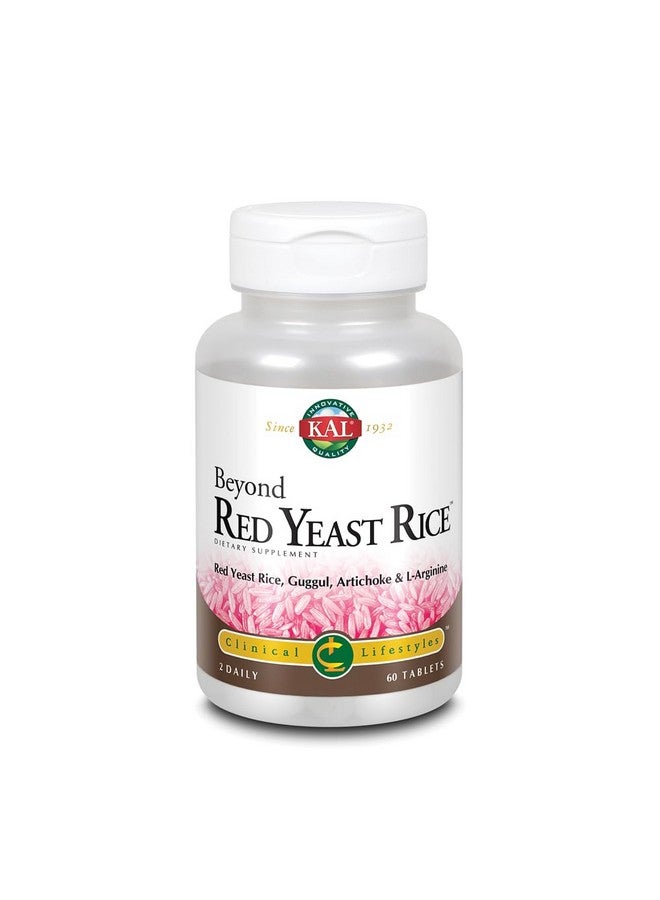 KAL Beyond Red Yeast Rice | Clinical Formula with B Vitamins, Guggul, Artichoke, L-Arginine HCl, 60 Tablets - Image 1