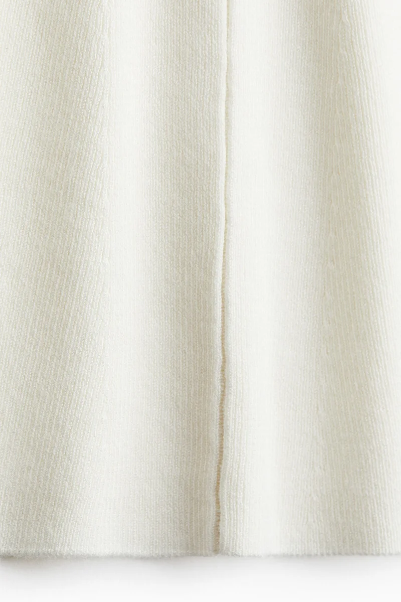 H&M Flared fine-knit skirt