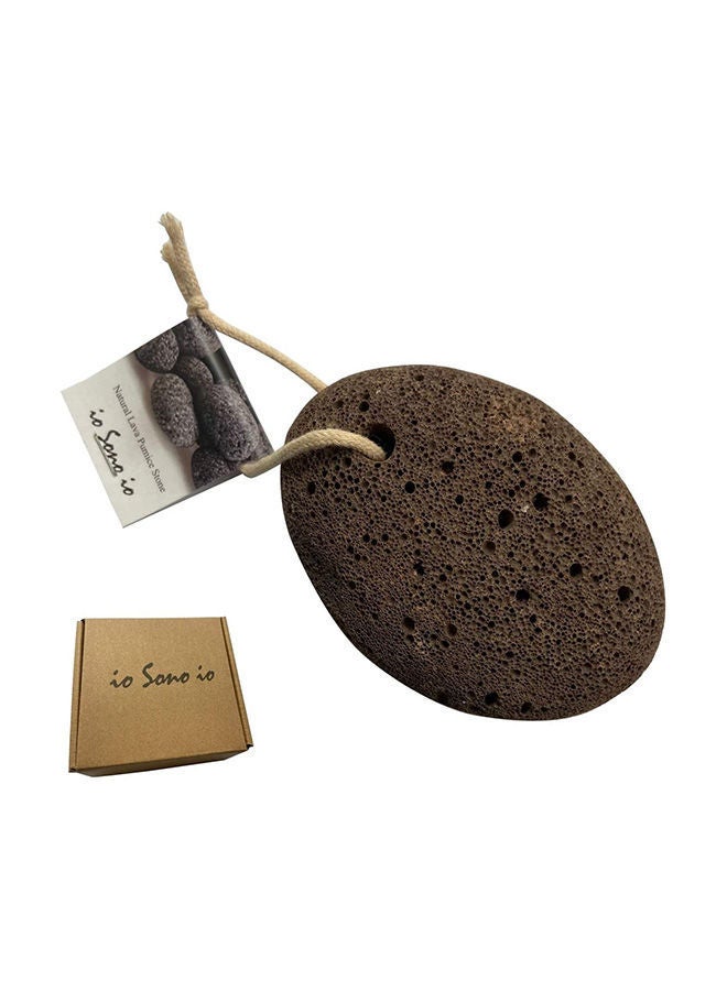 NIBEMINENT Natural Earth Volcanic Lava Pumice Stone Brown 5.6x13.8x12.6cm - Image 1