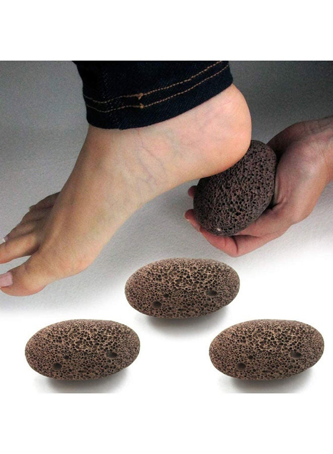 NIBEMINENT Natural Earth Volcanic Lava Pumice Stone Brown 5.6x13.8x12.6cm - Image 4