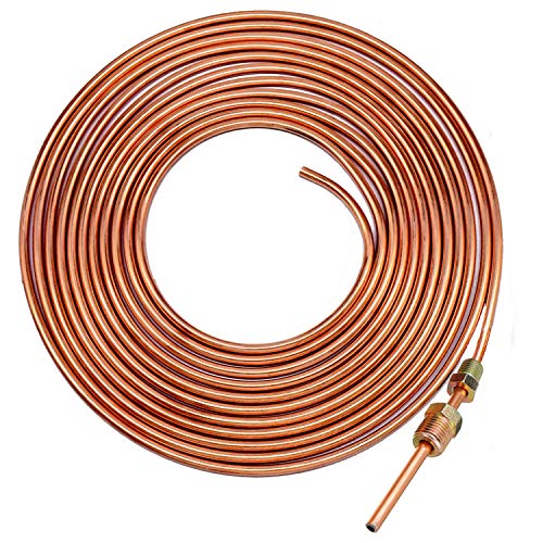 MuHize 5/16 Brake Line Tubing Kit, Flexible Brake Line(2025 New), 25 ft 5 16 Copper Coated Tube Roll for Hydraulic Fuel Transmission System - Image 4