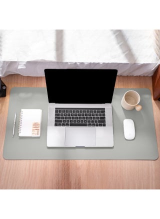 Leather Mouse Pad Sewing Computer Keyboard Desk Mat Office Embossable Pattern Printing LOGO Oversized Non-Slip-Color:90*40cm-Pattern:Light Gray Plush Bottom (sewn) - pzsku/ZD584AD11193D45529B4EZ/45/1746225664/2bf57aaa-fd6f-4205-b5c5-4ec9e394e3d3