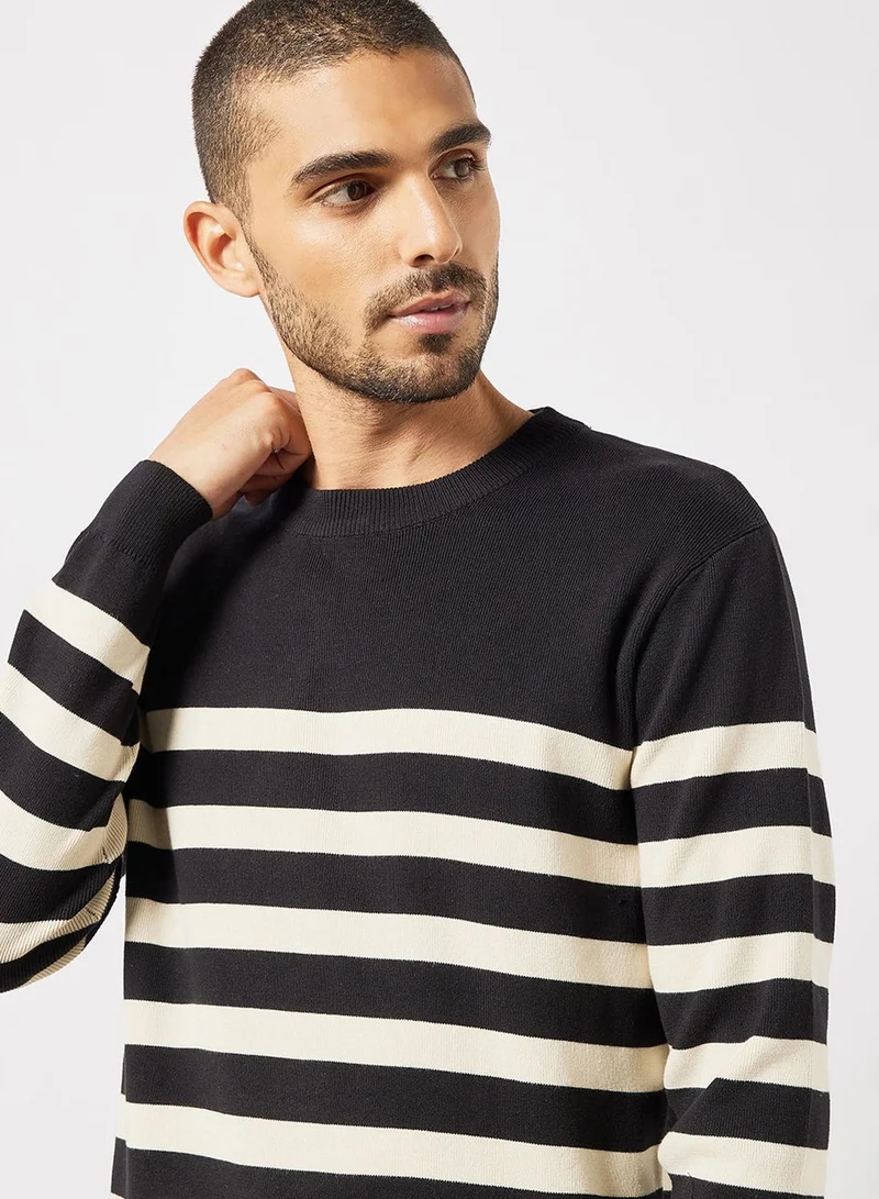 Mango Man Striped Sweater
