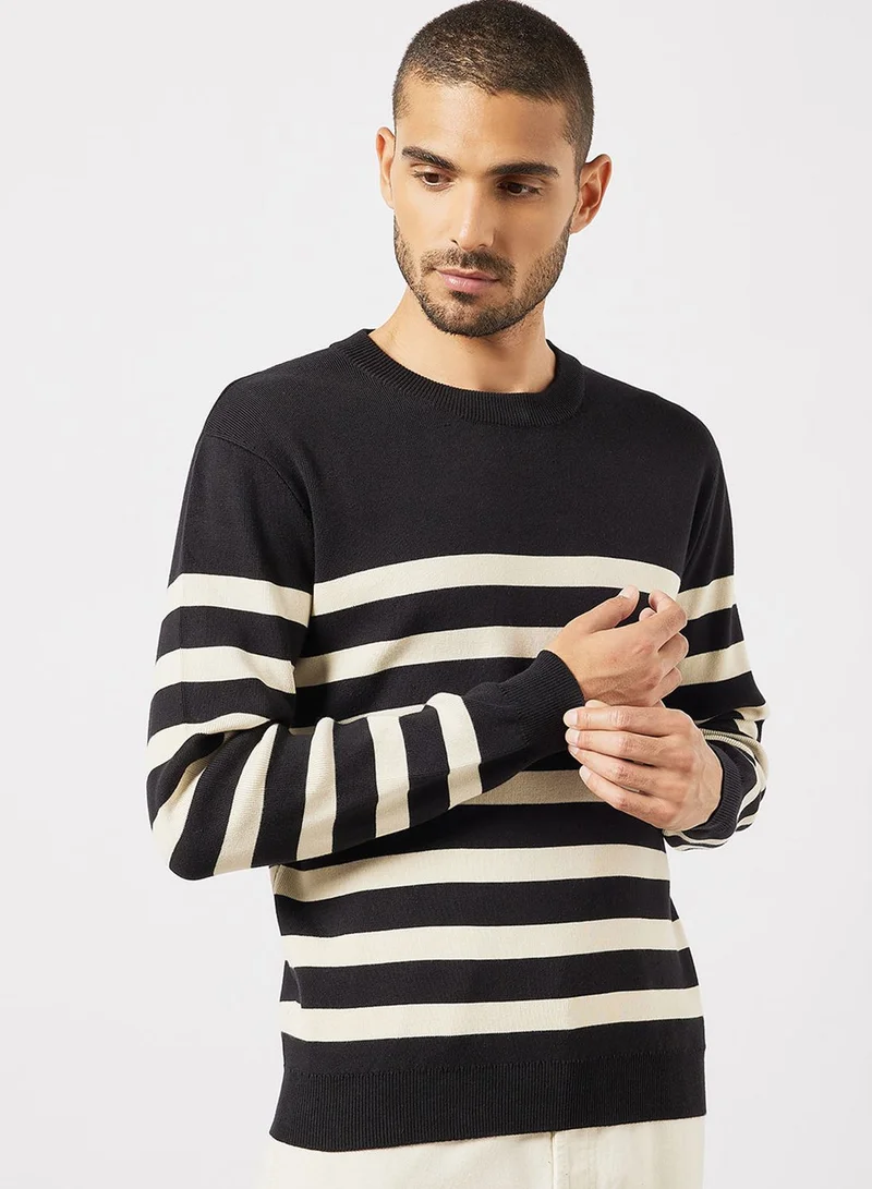 Mango Man Striped Sweater