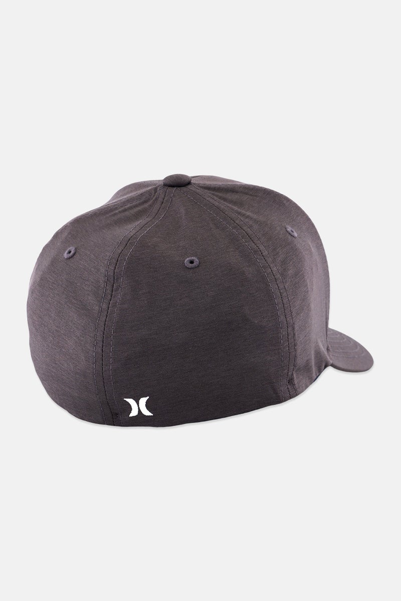 Hurley Men Brand Logo Cap, Grey Combo  - Image 2