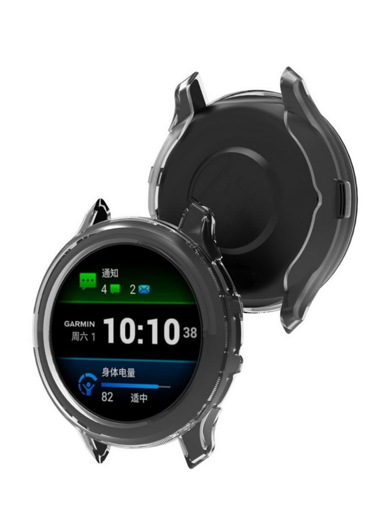 1PCS for Garmin Venu 3 Case Cover Accessories Durable TPU Protector Shell for Venu3 Smartwatch All Around Bumper Protective Case Shockproof Scratch Resistant Black - Image 3