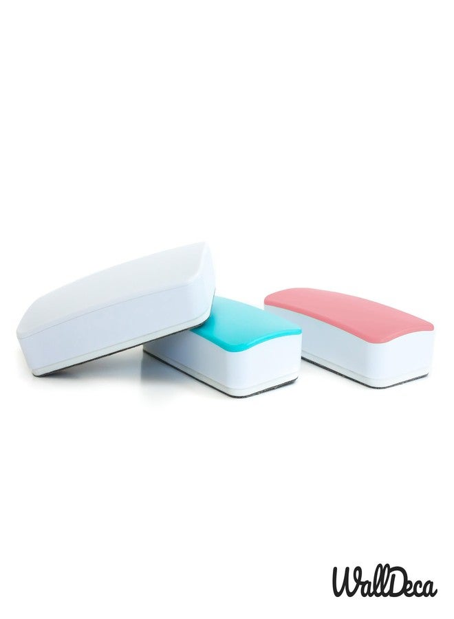 WallDeca Dry Eraser, Felt Bottom Surface Whiteboard Cleaner, Dry Wipe Board Eraser, Magnetic Tool for Dry Erase Board, Works on All Whiteboard Surfaces, Glass Board and Presentation Surfaces (Pink) - Image 5