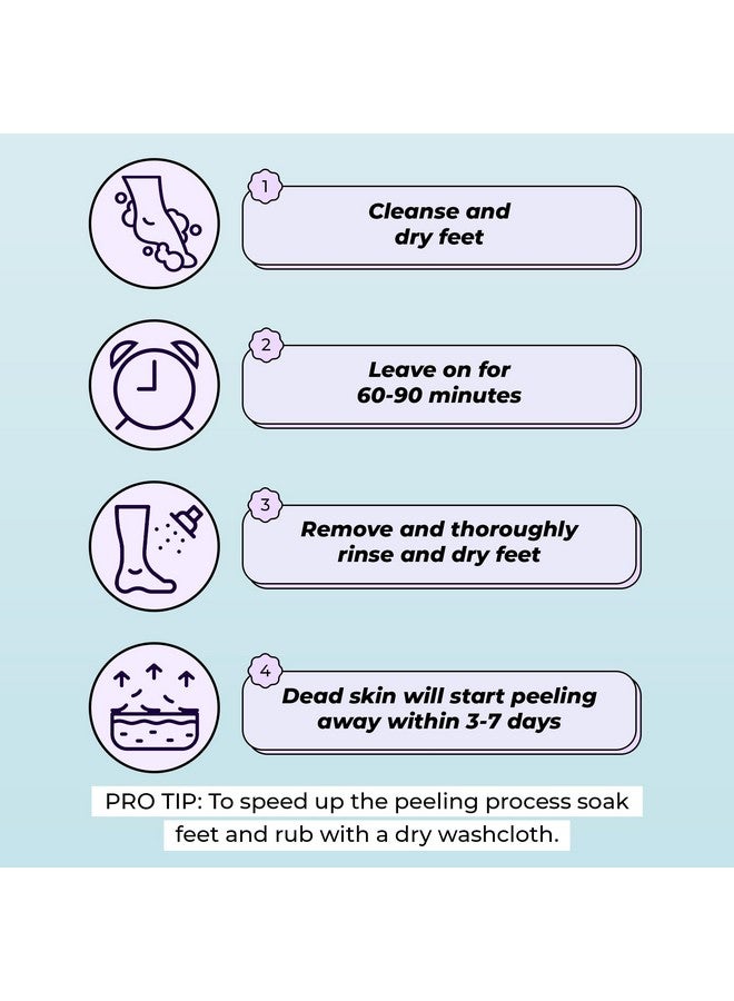 Vitamasques Ultra Foot Peeling Mask 5 Pack Exfoliating Foot Peel Mask For Dry Cracked Feet & Dead Skin Crueltyfree & Dermatologically Tested Foot Care Mothers Day Gifts For Mom Gift For Wife - Image 4