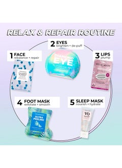 Vitamasques Ultra Foot Peeling Mask 5 Pack Exfoliating Foot Peel Mask For Dry Cracked Feet & Dead Skin Crueltyfree & Dermatologically Tested Foot Care Mothers Day Gifts For Mom Gift For Wife  - Image 5