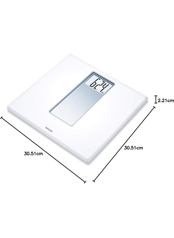 Weight Scale Glass Electronic White 180 Kg - PS160
