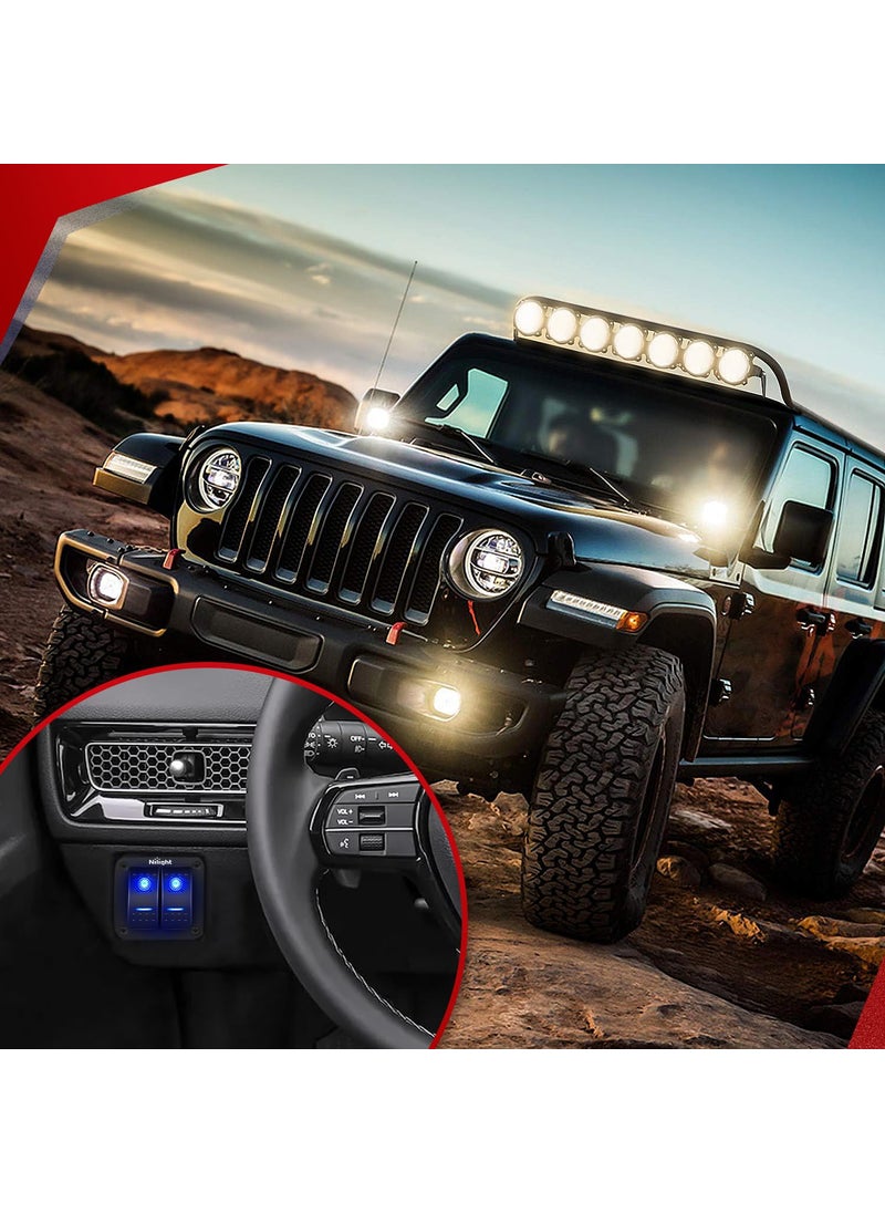 Nilight Nilight - NI -WA 06 LED Light Bar Wiring Harness Kit - 2 Leads 12V On Off Switch Power Relay Blade Fuse for Off Road Lights Work Light, Black  - Image 5