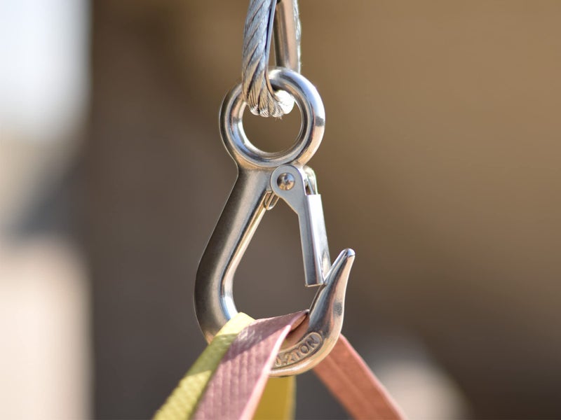 Alele Grab Hooks Slip Hooks 304 Stainless Steel Lifting Hook Rigging Accessory 440 Lbs.Work Load (Grab Hooks 0.2T) - Image 5