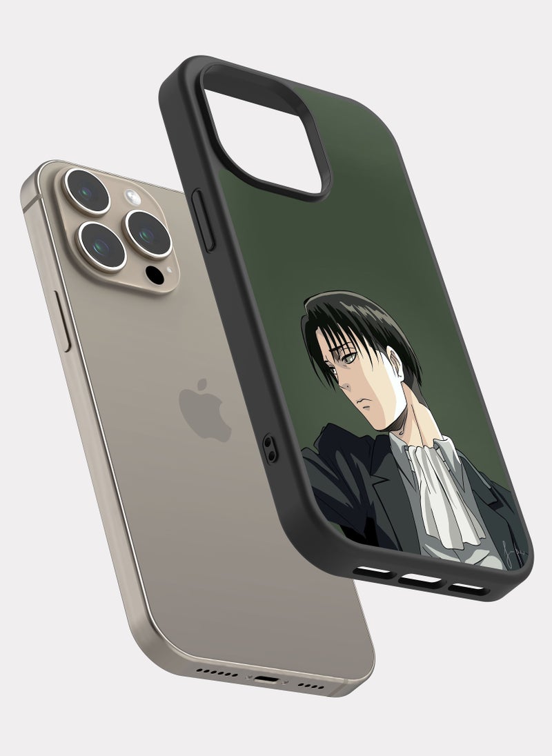 PXLAAT iPhone 15 Pro Max case cover Levi Ackerman Attack on Titan - Image 2