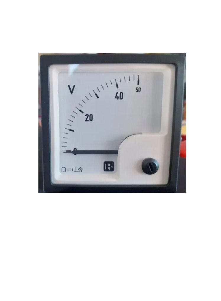 DC Analogue Panel Voltmeter 72x72  Direct Type ERC72VD - Image 3