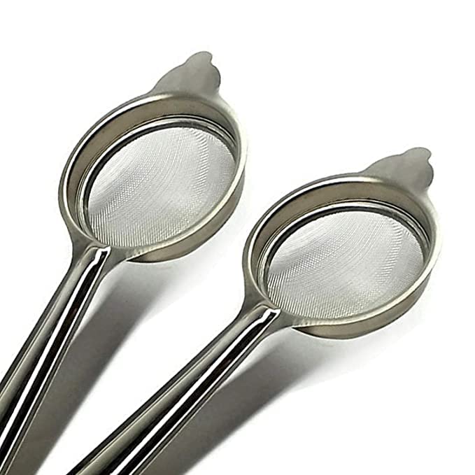 VASH GIRLYZ Attire Stainless Steel Strainer, Tea, Coffee & Milk Strainer, Chai Channi, Tea Filter (2) - Image 1