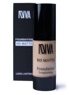 IDIVA IDIVA HD Matte foundation Long Lasting Wear up to 16 H (Sun Beige 04)  - Image 1
