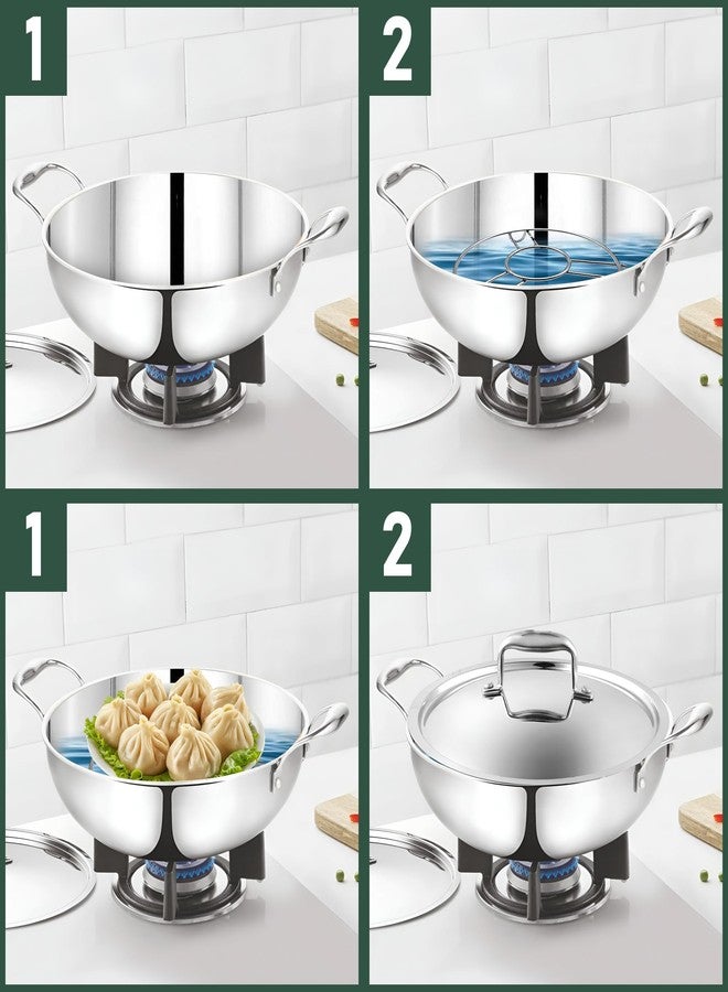Unify 6 Pieces Stainless Steel Trivets Hot Pot Mat Stand for Kitchen Utensil Vessel Holder/Dining Table/Cooker Ring/Cooling Steaming Rack Stand/Round Pads Holder Cookware Fit - Image 5