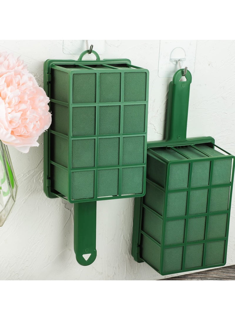 KASTWAVE 2-Pack Rectangle Floral Foam Cage with Handle - 11.8 x 4.9 x 3.1 Inches, Ideal for Fresh Flower Arrangements and Home Party Decorations - Image 4