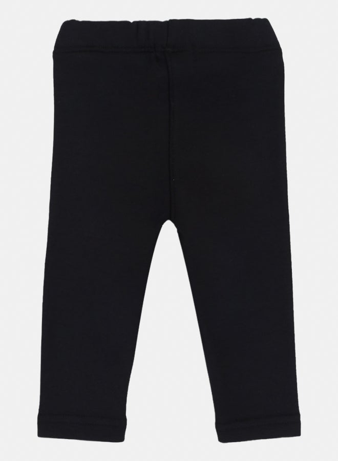 بلاي مور ليجن فرو ناعم للبنات الصغار باللون الأسود - Image 2