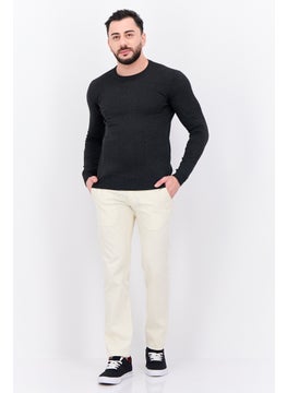 Sorbino Men Crew Neck Long Sleeve Knitted Sweater, Dark Grey  - Image 4