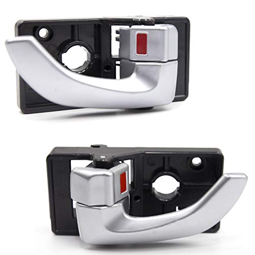 2Pcs Otois Interior Gray Door Handle Front or Rear Pair Left Right 826102E010 826202E010 For Hyundai Tucson 2005 2009
