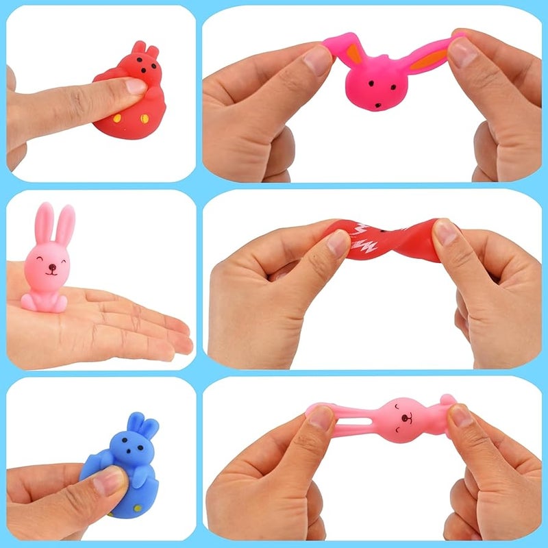 24pcs Easter Squishy Toys Easter Basket Stuffers, Easter Squishies Stress Relief Toys Pack for Adults - Image 2
