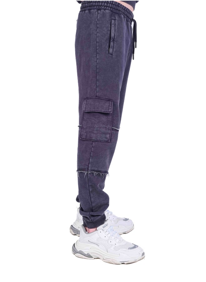 ASTK STONE WASH REGULAR CARGO JOGGERS  - Image 3