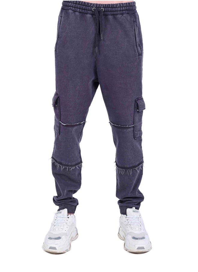 ASTK STONE WASH REGULAR CARGO JOGGERS  - Image 2