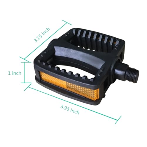 N3od3er Kids Bike Pedals Upgraded Resin 1 Pair 16‘’ 18‘’ 1/2 Inch - Image 2