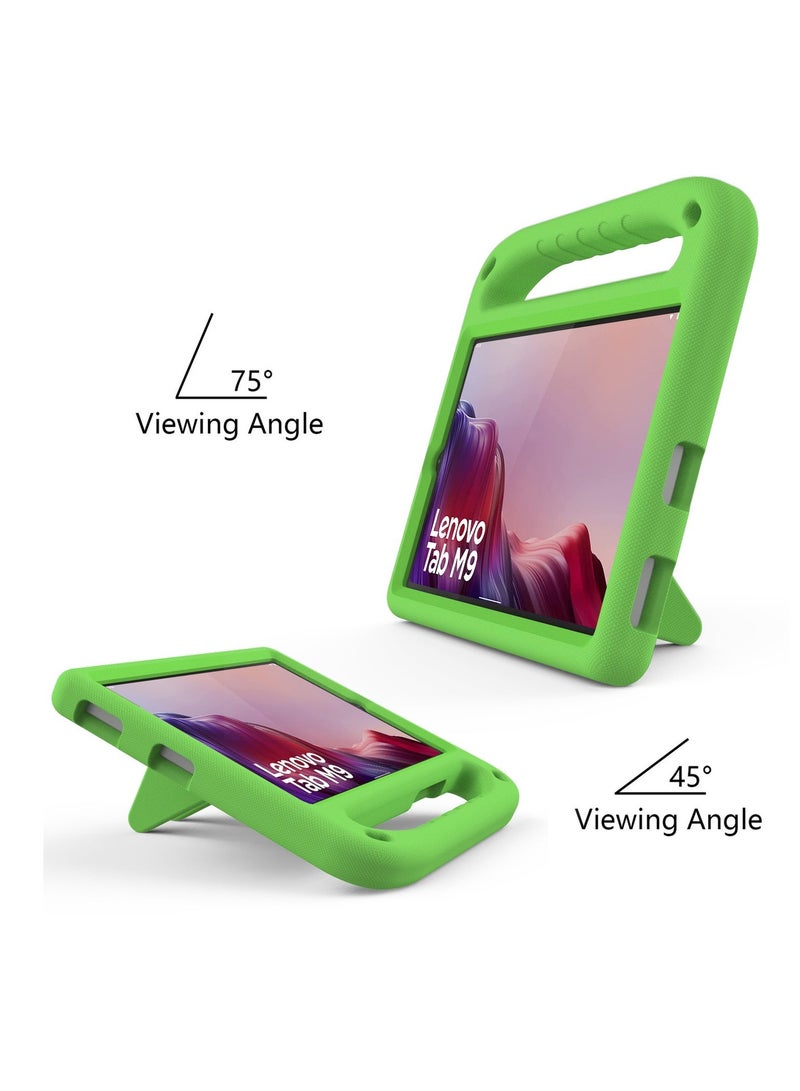 Kids Case Compatible with Lenovo Tab M9 9.0 inch 2023 (TB-310FU/TB-310XU), Light Weight Shock Proof Handle Stand Kids Friendly Protective Cover Case EV A Tablet Case - Image 2