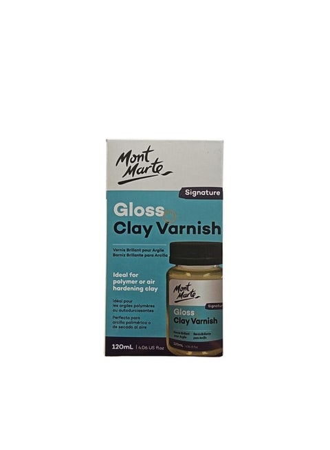 Mont Marte Clay Varnish Gloss Signature 4.05oz (120ml)
