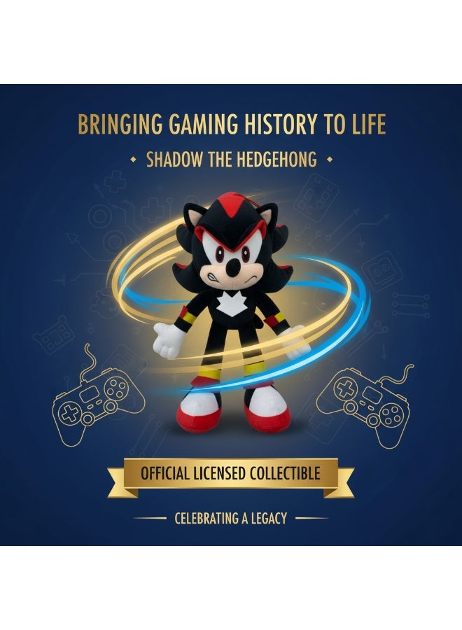 لعبة شادو القنفذ القطيفة مقاس 16 بوصة - دمية محشوة ناعمة للأطفال ومحبي سونيك | قطعة أصلية قابلة للتجميع وهدية مثالية لتزيين غرفة النوم. - Image 2