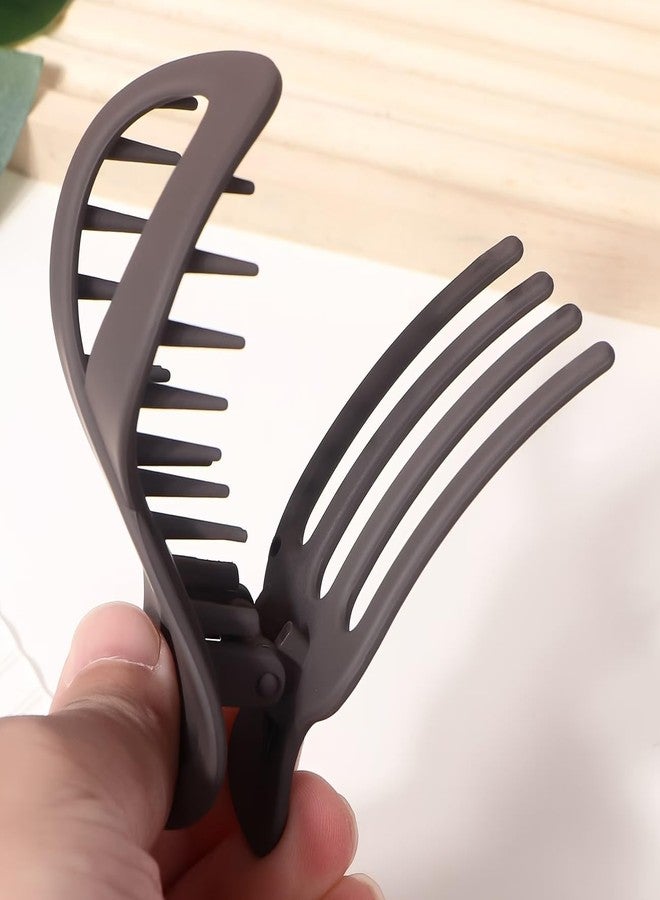 EPARTY مجموعة مشابك شعر إي بارتي متعددة الألوان على شكل الرقم 8، 4 قطع، للنساء والفتيات - إكسسوارات أنيقة للشعر | مشبك غير قابل للانزلاق ذو سطح غير لامع للشعر الكثيف | أدوات تجميل أنيقة للاستخدام اليومي - Image 3