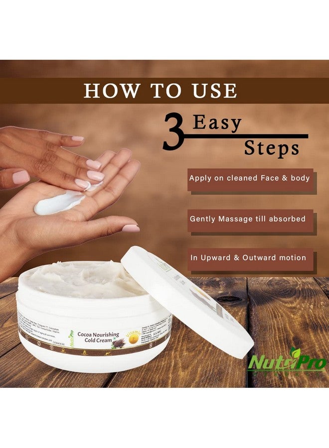 NutriPro Cocoa Nourishing Cold Cream|Enriched With Coffee & Vitamin E|For Deep Moisturizing, Nourishment, And Protection 100ml - Image 5