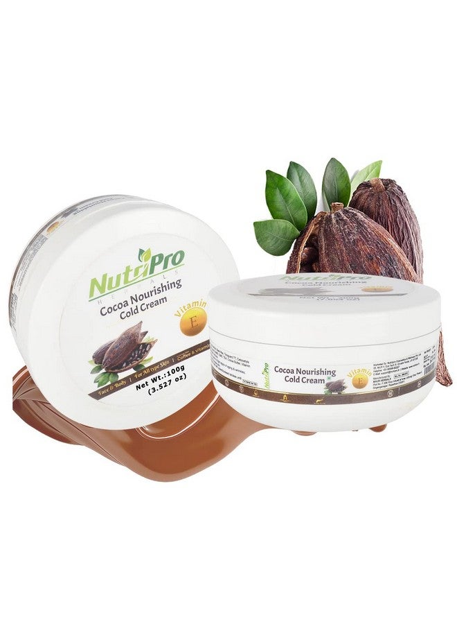 NutriPro Cocoa Nourishing Cold Cream|Enriched With Coffee & Vitamin E|For Deep Moisturizing, Nourishment, And Protection 100ml - Image 1