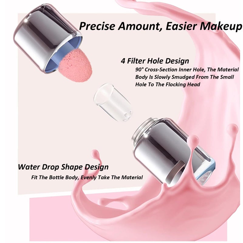 Aztk Liquid Blush, Aztk Jelly Color Liquid Blushes, Blush for Cheeks, Blushes Lotion with Sponge Head, High-Pigment, Long-Lasting, Waterproof, Matte Finish, 5ml (JC03) - Image 5