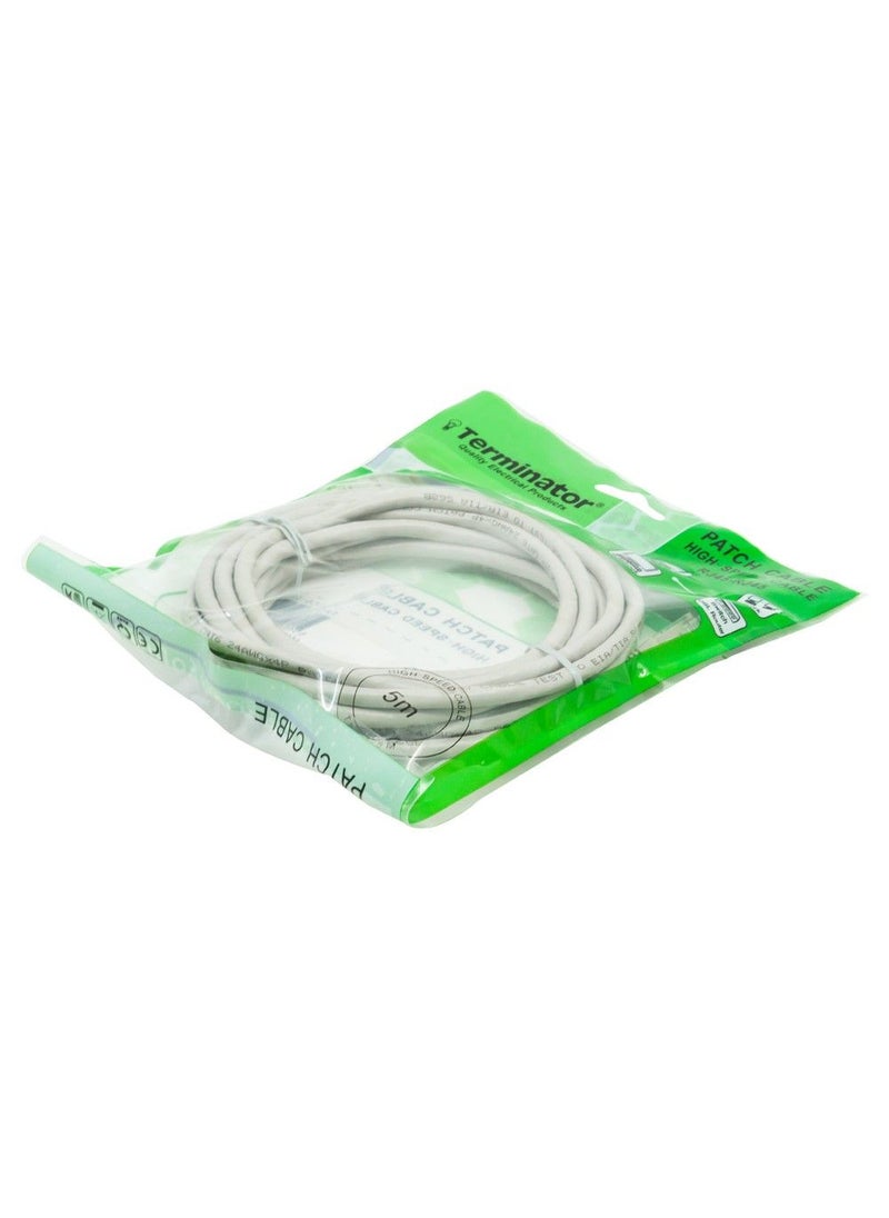 Terminator - Terminator Patch Cord Cat 6 Cable 5 Metre - Image 1