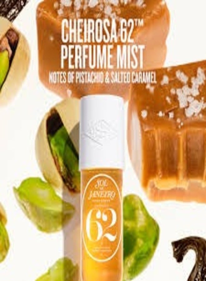 سول دي جينيرو برازيليان كراش شيروسا 62 معطر للجسم والشعر - 30 مل | رائحة الفستق الغورماند الدافئة والكراميل المملح لنضارة تدوم طويلاً وتوهج حسي طوال اليوم - Image 2