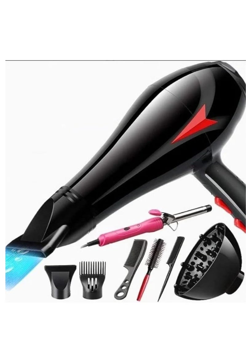 JAJEEK Advanced 1700-Watt Hair Dryer – Professional Salon Performance, Fast Drying Technology | Lightweight, High-Power Blow Dryer for Smooth, Frizz-Free Hair | Ideal for Home & Salon Use, Easy to Handle & Fast Results - Image 3