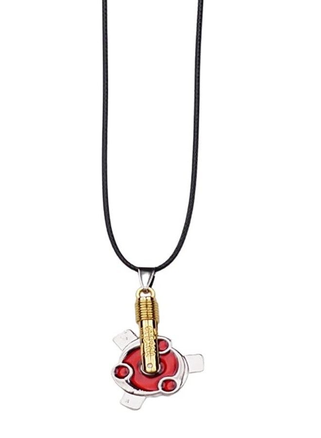 Offo || Anime Naru-to Shippuden Locket-4 with Double Bands Beautifully Designed Strawhat Pendant Necklace, ideal gift For Boys, Men and Women - Image 1