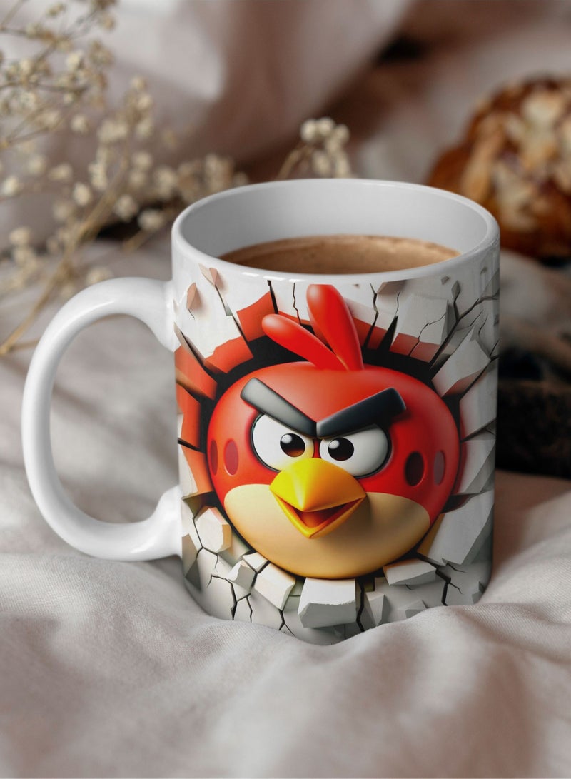 إم إي سي كوب قهوة بتصميم الطيور الغاضبة 11 أونصة - Image 2