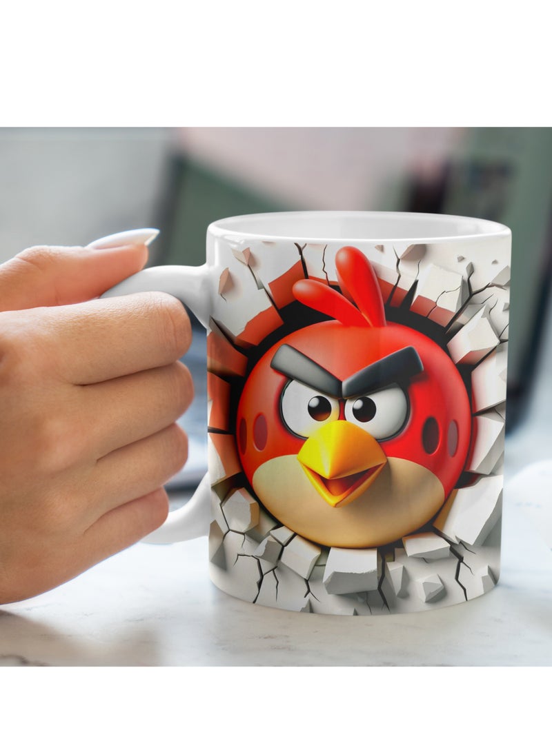 إم إي سي كوب قهوة بتصميم الطيور الغاضبة 11 أونصة - Image 3