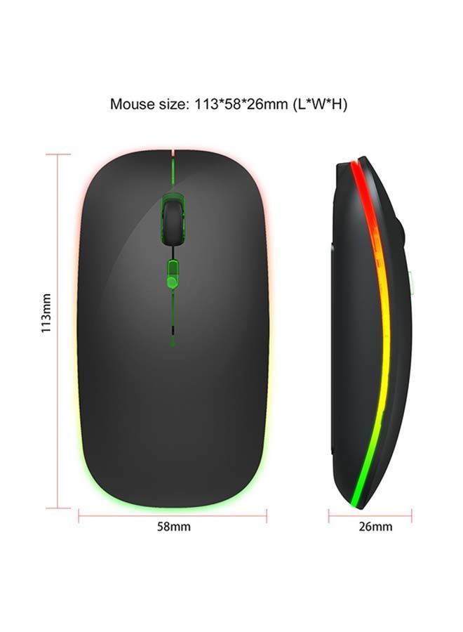 NIBEMINENT Wireless Mouse Black  - Image 4