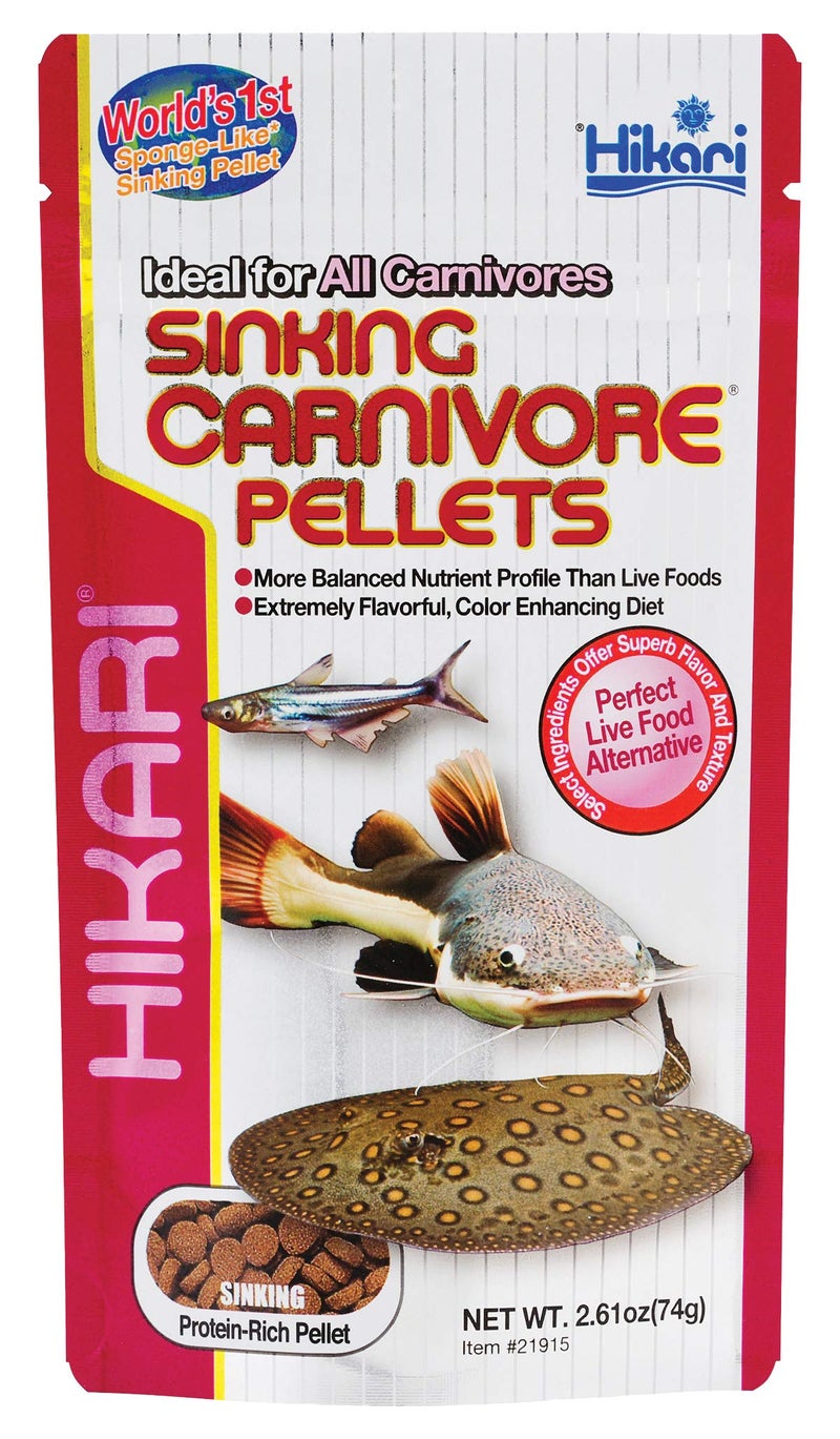 Hikari Sinking Carnivore Pellets for Pets, 2.61-Ounce - Image 1
