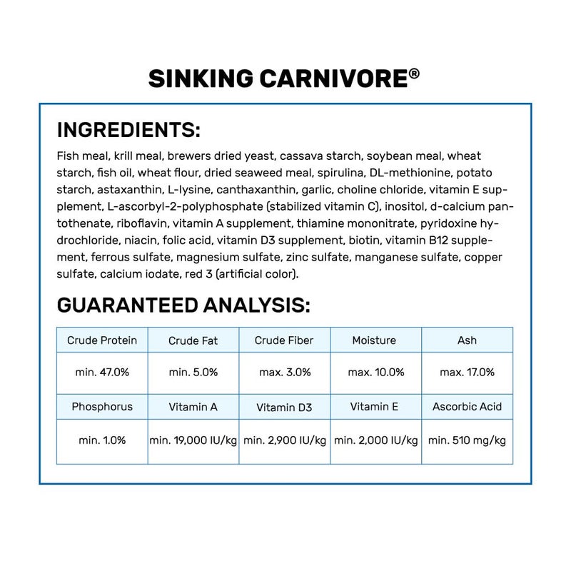 Hikari Sinking Carnivore Pellets for Pets, 2.61-Ounce - Image 4