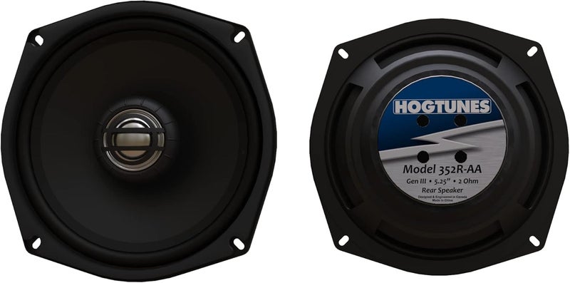 Hogtunes 352R-AA 5.25" Rear Speakers (2 Pack) for 1998-2013 Harley-Davidson Motorcycles
