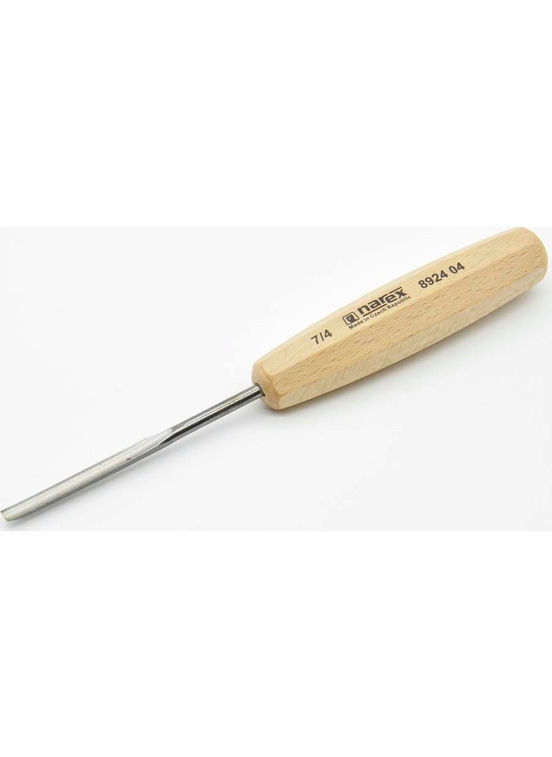 NAREX 892404 Wood Line Standard Slotted Mouth Carving Chisel 4X90 Mm  - Image 1