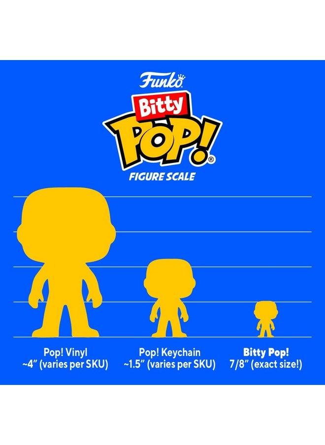 Funko Funko Bitty Pop Teenage Mutant Ninja Turtles (TMNT) - Donatello 4PK - Leonardo, Michelangelo, April O’Neil and A Surprise Mystery Mini Figure - 0.9 Inch (2.2 Cm) Collectable - Gift Idea  - Image 5